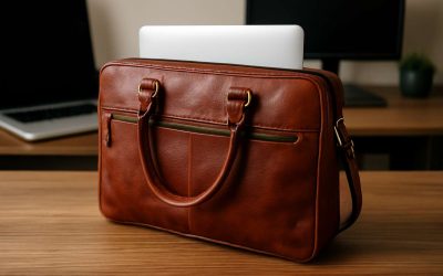 Elevate Your Style with Durable and Sophisticated Genuine Leather Laptop Bags for Professionals