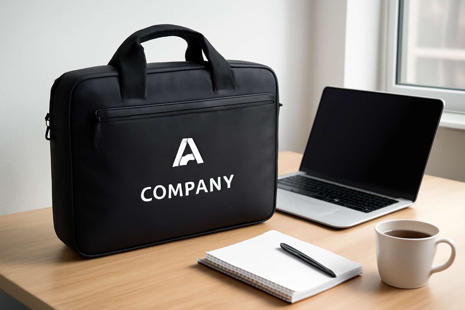 laptop bags with company logo