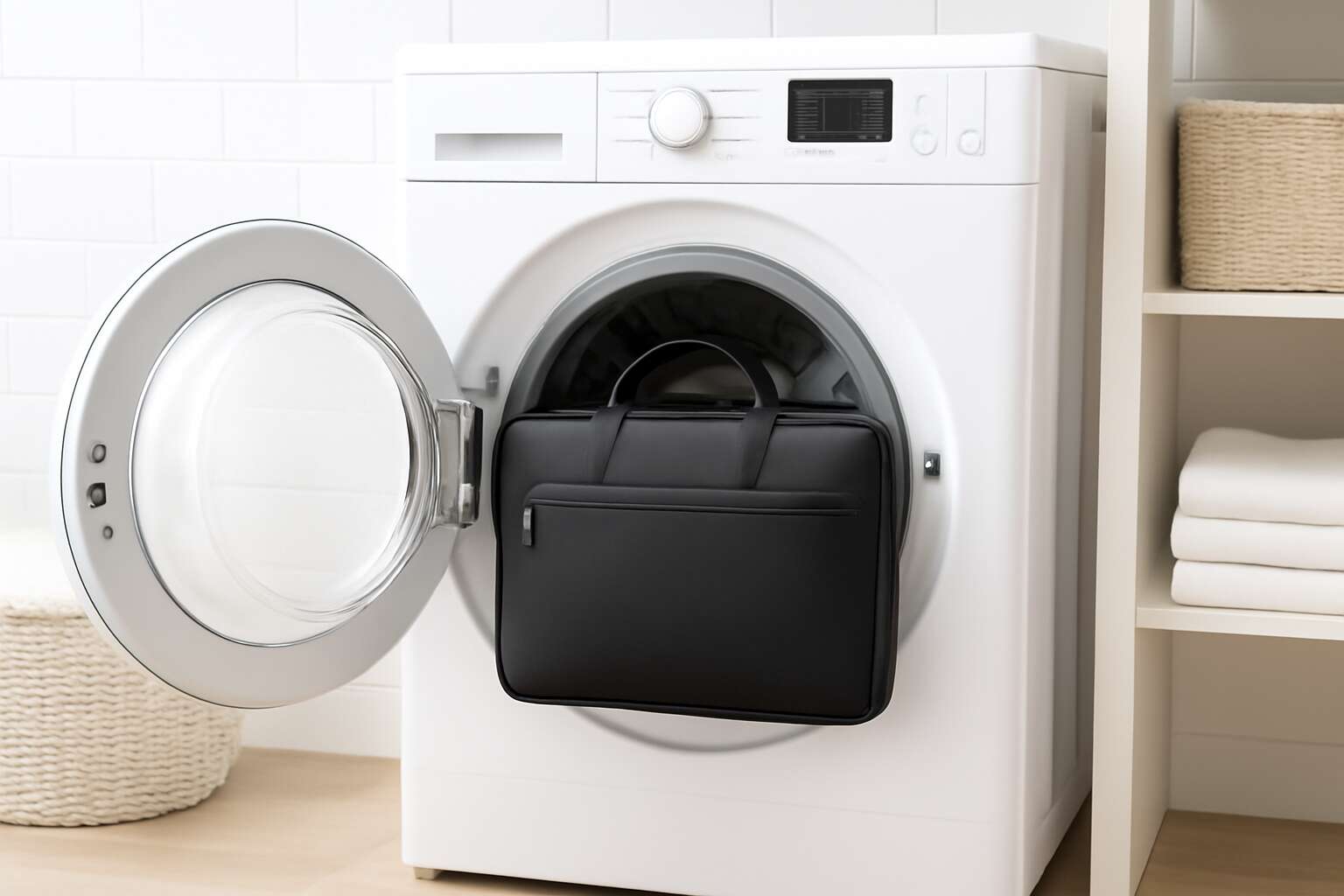 can laptop bags be washed in washing machine