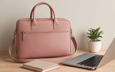 Chic pink laptop bags for on-the-go style and protection